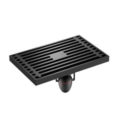 China Modern MAGdrain Shower Floor Drain Magnetic Grid Sump Europe Copper 80*200mm Smart Floor Drain For Bathroom for sale