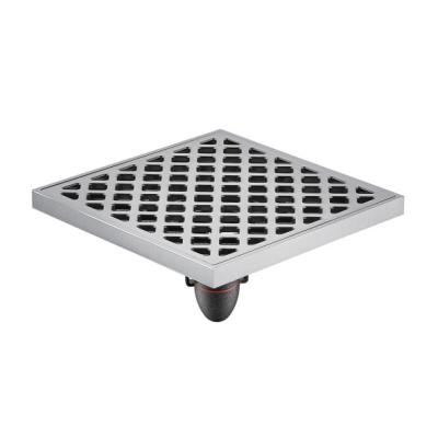 China MAGdrain Classic Modern Brass Grate Athroom Floor Drain With Odor Proof Flange Shower Floor Drain Base For Bathroom And Kitchen for sale