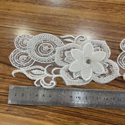 China High Quality Sustainable Trim Ribbon Lace Net Lace Ribbon For Garments for sale