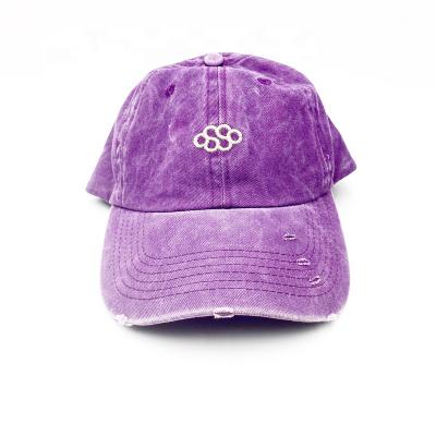 China JOINT Wholesale Custom Laundered Plain Dad Hats Blanket Unstructured Washed Out Baseball Caps for sale