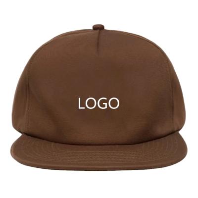 China 2022 High Quality Cheap Custom Embroidery Unstructured Flat Brim Dad Snapback Hats COMMON for sale