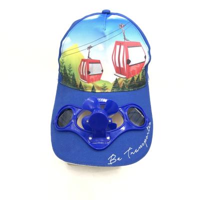 China 2022 Custom Sublimation Printing Embroidery Design Fan COMMON Sunscreen Baseball Caps for sale