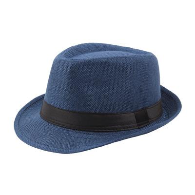 China High Quality Navy Men Fashion Vintage Straw Felted Hat Cheap Hat for sale