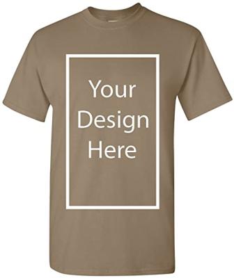 China 2022 Tan Logo Custom Embroidery Cotton Spandex Anti Shrink Color Printed T Shirts for sale