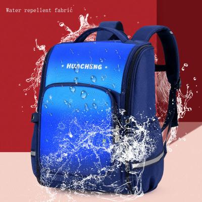 China Custom Lettering Printed LOGO Waterproof For Boys And Girls Waterproof Backpack School Bags Kids for sale