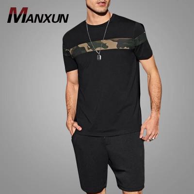 China Wholesale Anti Pilling Anti Pilling Camouflage Men's Anti Pilling Round Neck Tee Summer Short Sleeve Plus Size Mens T-shirts Customized T Shirt logo for men for sale