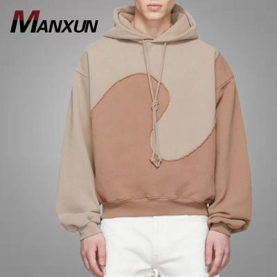 China Factory Sale Wholesale Anti-pilling Men's Hoodies Anti-pilling Color Match Cotton Sportswear Oversized Mens Sweatshirt Unisex Fleece Hoody Online for sale