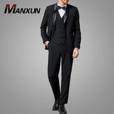 China Hot Selling Men's Single Breasted Breathable Single Breasted Suit High End Lapel Men's Tracksuits Piece Suits Set For Men for sale