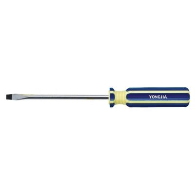 China Plastic Slotted Head Alloy Steel Cross Flat Stubby Screwdriver Model#896-Slotted Plastic Crystal Handle for sale