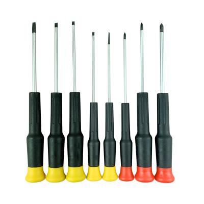 China Precision Tips #8800-8 Mini Screwdriver Set Soft Comfortable Handle PH00 PH0 PH1 and Slottedfor Phone Tool 8pcs Precision Screwdriver Set for sale