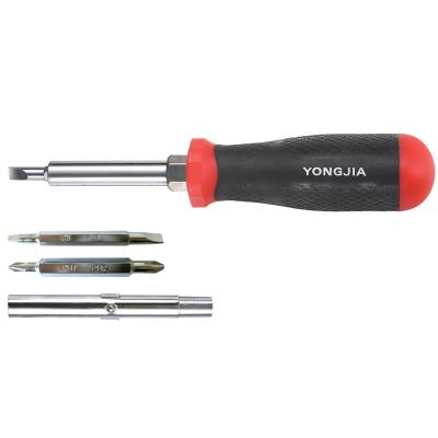 China Professional Multifunctional Plastic Screwdriver 6 in-1 Screwdriver Set Tools #1002 -6 in 1 for sale