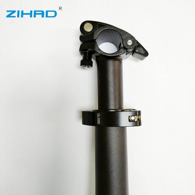 China Mountain Bike Black Forged Painting D40mm Adjustable Aluminum Alloy Folding Stem 3D Forged Right Side for sale