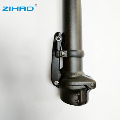 China Bike Accessories New 3D/2D Design Forged One-piece 6061 Aluminum Alloy Black Folding Stem For Bike Parts for sale