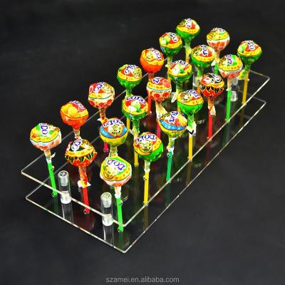 China Waterproof Acrylic Cake Pop Lollipop Holder Display Stand For Retail Store for sale