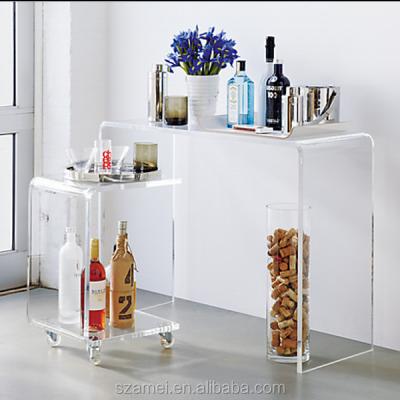 China modern cheap ike acrylic bedside table for bedroom for sale