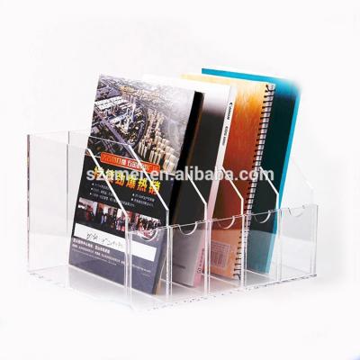 China Eco-friendly Practical High Quality Appearance Magazine Rack, Acrylic Magazine Display Rack/Shelf for sale