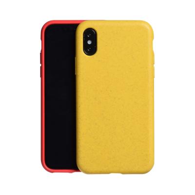 China Degradable Eco-friendly Non-stick Phone Case Soft Touch Cover Full TPU Protective Back Cover For iPhone X/XS for sale