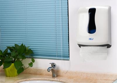 China Class White Toilet Paper Towel Dispensers Wall Mounted With Key System for sale