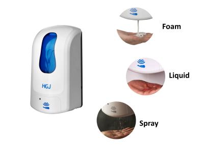 China 1000ml Sensor Refillable Hand Soap Dispensers , Automatic Hand Wash Dispenser for sale