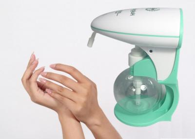 China Dispensador ajustable del jabón del gel del desinfectante de la mano del sensor de la sobremesa de la pequeña dosis verde en venta