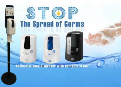 China 1000ML One Off Bag Touch Free Hand Soap Dispenser Automatic Floor Stand for sale