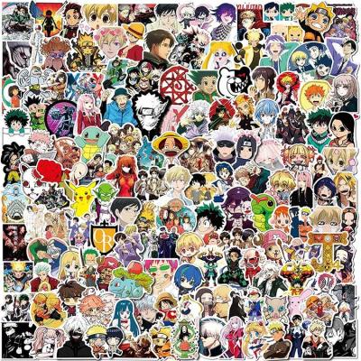 China Customized Piece Pour Card Banking 3d Die Cut Cartoon Labels Poster Postcard Lewd Decal Anime Stickers For Cards One Pice for sale