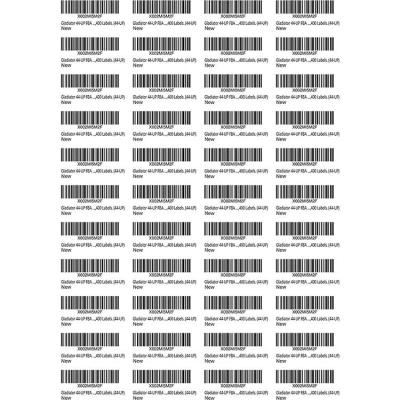 China Customized Thermal Permanent Transfer 70 x 50 Digital Scale Printing Adhesive PET / PVC Blank Barcode Labels for sale