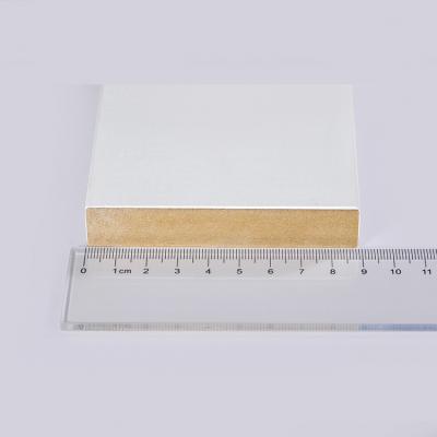 China Interior Decoration Woodgrain Material And First Class Grade Moisture Resistant White Primed Finger Joint S3S/S4S MDF Board for sale