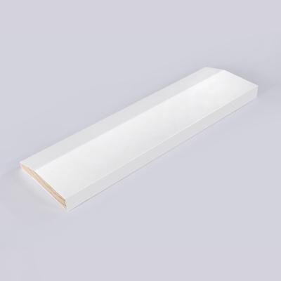 China Interior Solid Veneer White Pine Decoration Timber Edging Wood Molding Board for sale