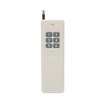 China 3000m Remote Control Transmitter RF Radio Remote 315/433 Long Range Distance High Power Transmitter TX 2CH Big Button for sale