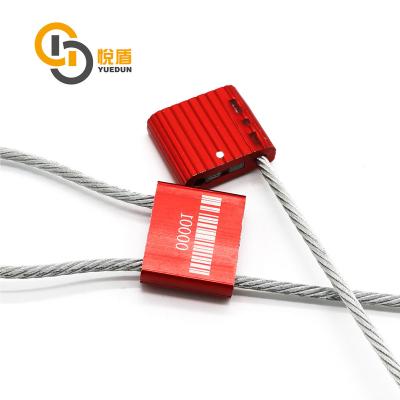 China YDCS137 aluminum alloy truck seal cable with cable seal oil tank seal lock container door cable lock for sale