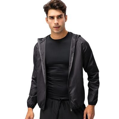 China Custom Wholesale Light Weight Quick Dry Clothes Breathable Waterproof Sports Jacket Fitness Gym Windproof Tops for sale