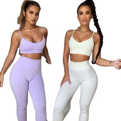 China Breathable 3 Piece Yoga Set 3PCS Set Women's Yoga Suit Fitness Clothing 2022 Women's Activewear 3PC for sale