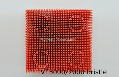 China Red Nylon Bristles Round Foot Especially Suitable For Lectra Cutter VT5000 / VT7000 for sale