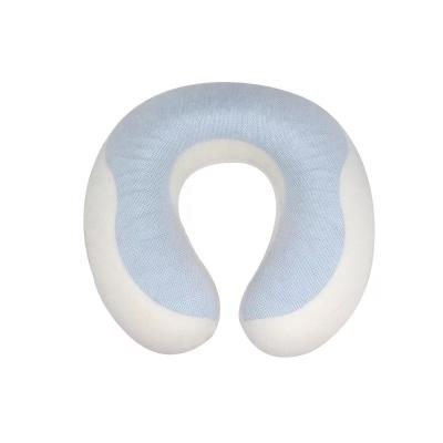 China Gel Memory Foam Travel Neck Pillow Anti-static Breathable Soft Cooling U Shaped Pillow For Flight for sale