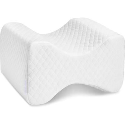 China Anti Dust Mite Hot Sale Memory Foam Wedge Pillow Cutout Knee Pillow Orthopedic Leg Pillow For Side Sleep for sale