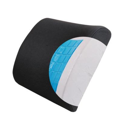 China Hot Selling Memory Foam Memory Foam Cool Gel Office Chair Lumbar Support Cushion For Lumbar Backrest for sale