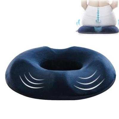 China Factory Hot Sales Anti-Static Gel Hemorrhoid Cushion Memory Foam Expanded Circle Cushion for sale