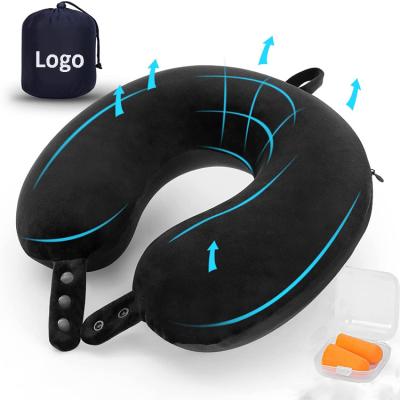 China Good Price New Product Anti-Static U-Shape Neck Pillow Aircraft Relieve Neck Pressure Neck Pillow for sale