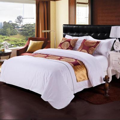 China 100% Cotton 300tc Sustainable Modern Hotel Double Size Bed Sheet Sets for sale