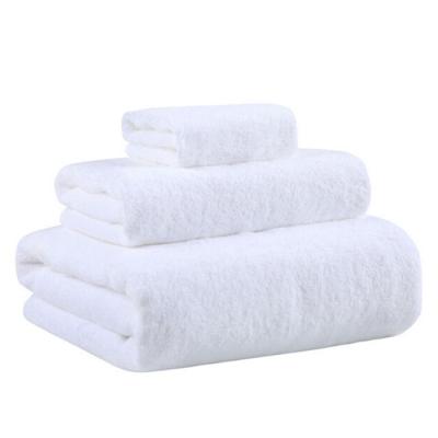 China Wholesale Cheap Hotel Simple White Towel Child Safe 100 Cotton Set For Bathroom for sale