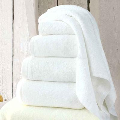 China QUICK DRY Luxury Hot Selling 100% White Terry Cotton Hotel Towel Hotel 21 Bath Towels for sale