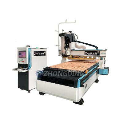 China Building Material Stores Straight Line Wood CNC Router Machine 3 Axis 4 Axis 1325 for sale