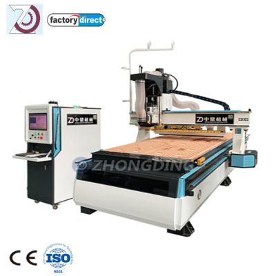 China Building Material Shops Cnc Router Machine With 8 Tools And Swing Head Woodworking Furniture ATC Wood Cnc Router Machine for sale