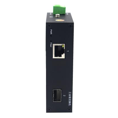 China 1000M 1 1 Electrical SFP Connect Optical Type Ethernet DC12~52V Industrial Power Supply Guide Rail Switch 14Gbps à venda