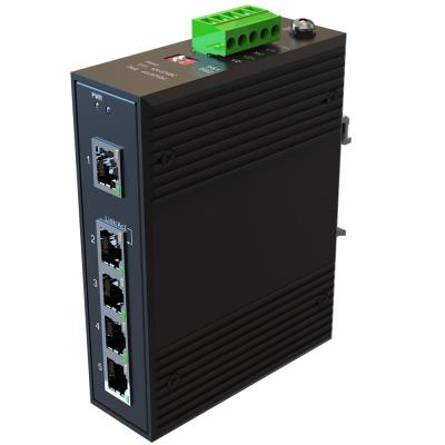 China AC 85V-265V Input Industrial 5-Port 100M Unmanaged Ethernet Switch 5*10/100Mbps RJ45 Ports 1.4Gbps à venda