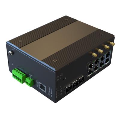 Китай LACP AC 85-265V 100M 11 Port 8 Dual Band RJ45 3 SFP Antenna WIFI 5G/2.4G Managed Ethernet Wireless Industrial Switch продается