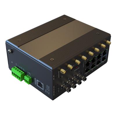 中国 LACP 10 AC 85-265V 100M Ethernet Switch 8 RJ45 2 1*9 WIFI 5G/2.4G Port Wireless Industrial Dual Band LTE 4G/5G Channel 販売のため