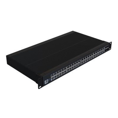 中国 LACP Customizable Metal Shell 52 Port 85-265VAC 1000M 48 Port RJ45 4 SFP+ 10G L3 Layer Industrial Ethernet Network Switch 販売のため