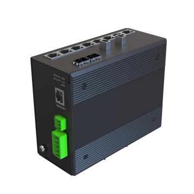 Китай LACP L3 Layer 10 Port DC 12V-57V 8 1000M RJ45 2 SFP+ 10G Managed Industrial Ethernet Switch продается